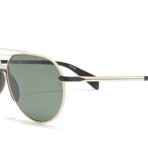 Rag And Bone 61mm Aviator Polarized Sunglasses